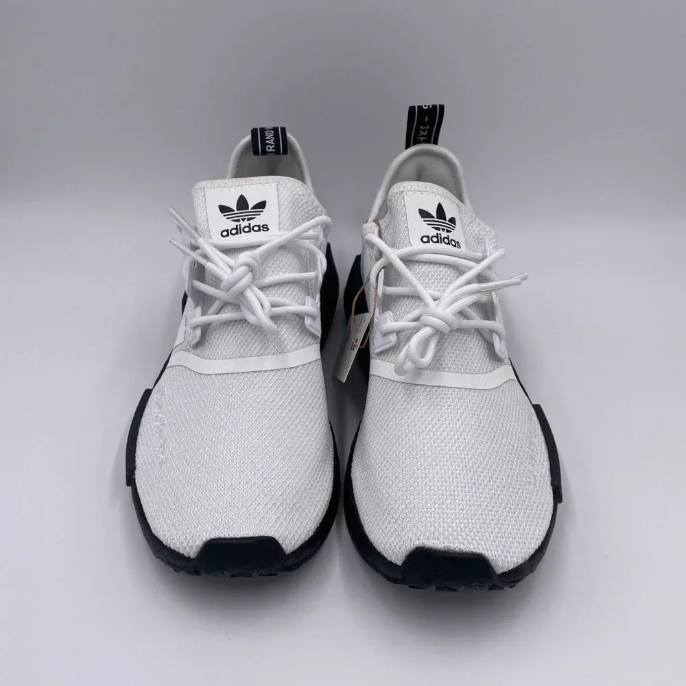 adidas NMD R1 White / Black Womens Shoes - Picture 3 of 8